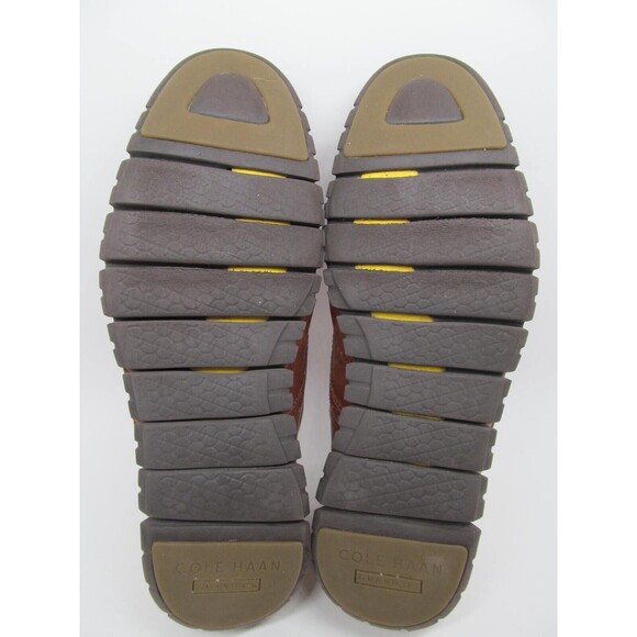 Cole Haan ZeroGrand Mens Brown Leather Wingtip Oxfords Size US 12 M - Picture 3 of 16